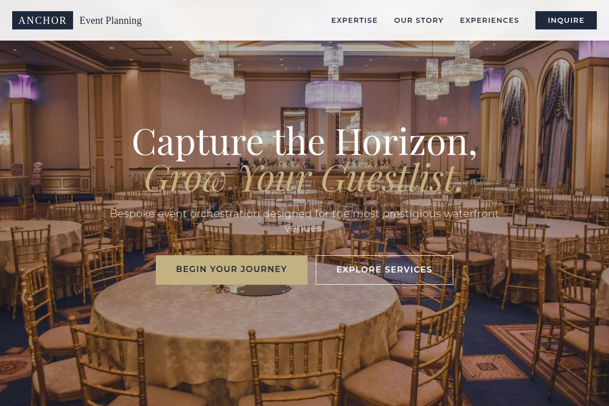 Anchor Event Planning